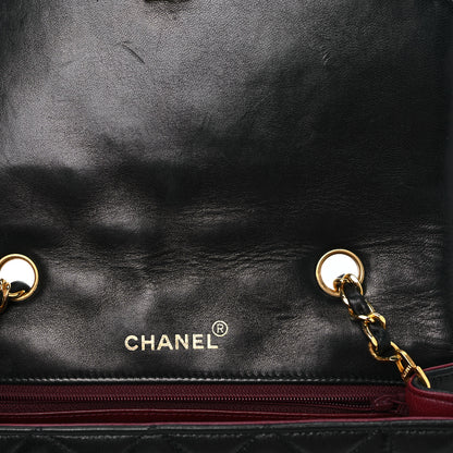 Chanel Lambskin Quilted Small Single Flap Black 11 of 12