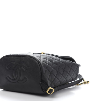 Chanel Caviar Quilted Filigree Backpack Black 8 of 10