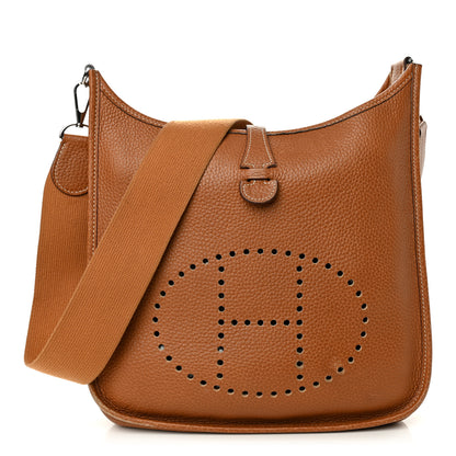 Hermes Taurillon Clemence Evelyne PM Gold 1 of 19