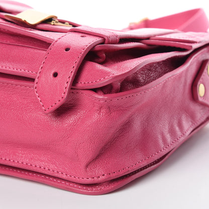 Proenza Schouler Lambskin PS1 Mini Pouch Messenger Bag Raspberry 6 of 12