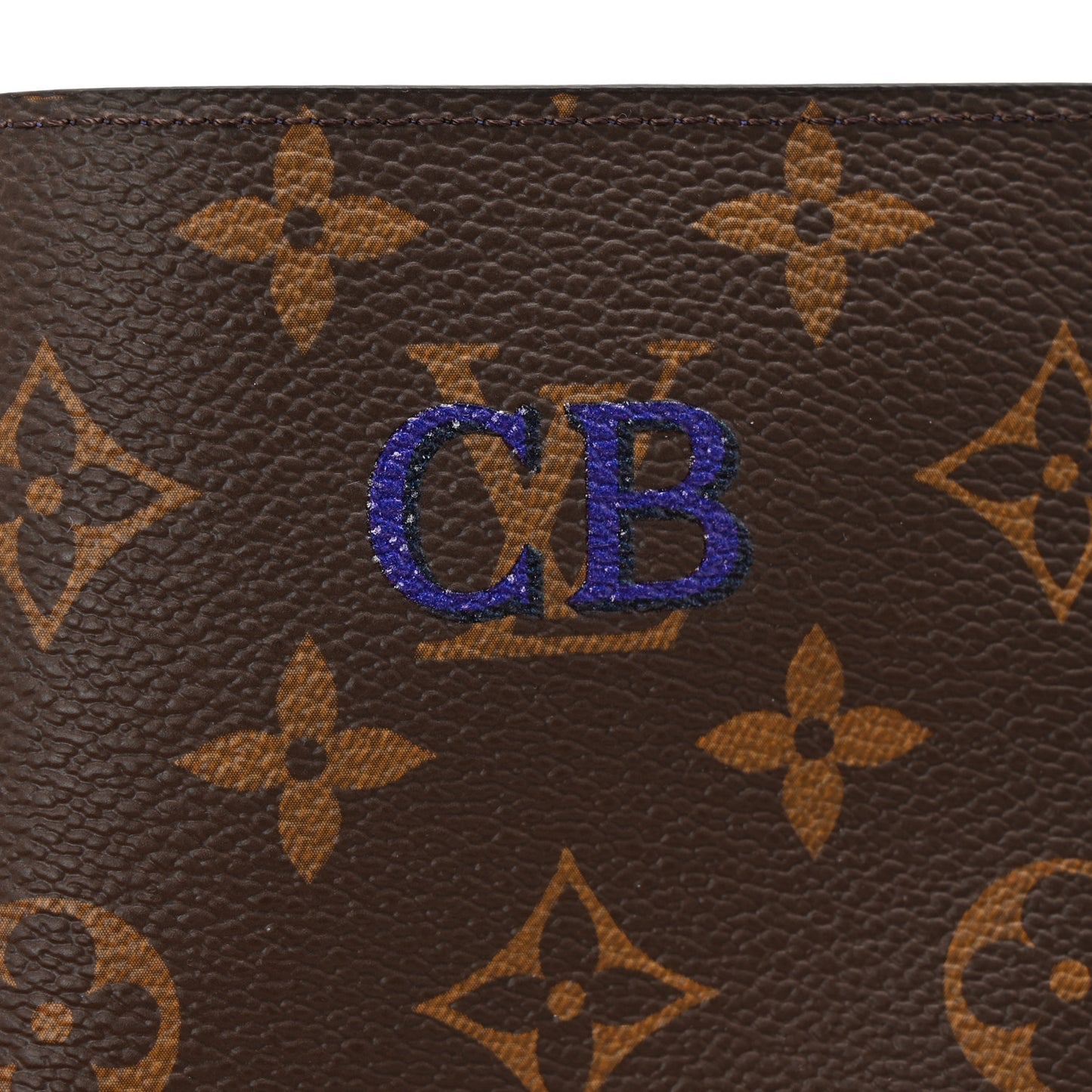 Monogram My LV Heritage Passport Cover Violet Bleu Marine