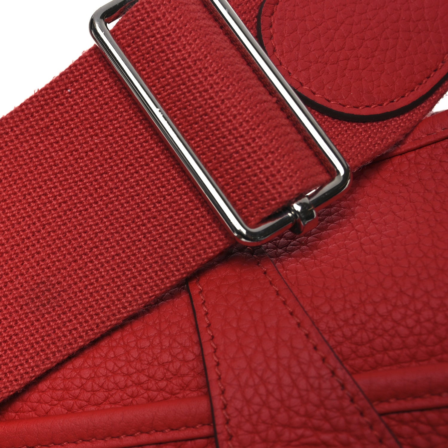 Hermes Taurillon Clemence Evelyne III PM Rouge Tomate 13 of 13