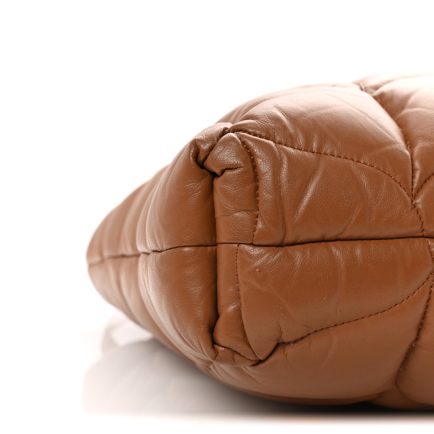 Mulberry Nappa Pillow Quilted Big Softie Tote Tobacco Brown 8 of 9
