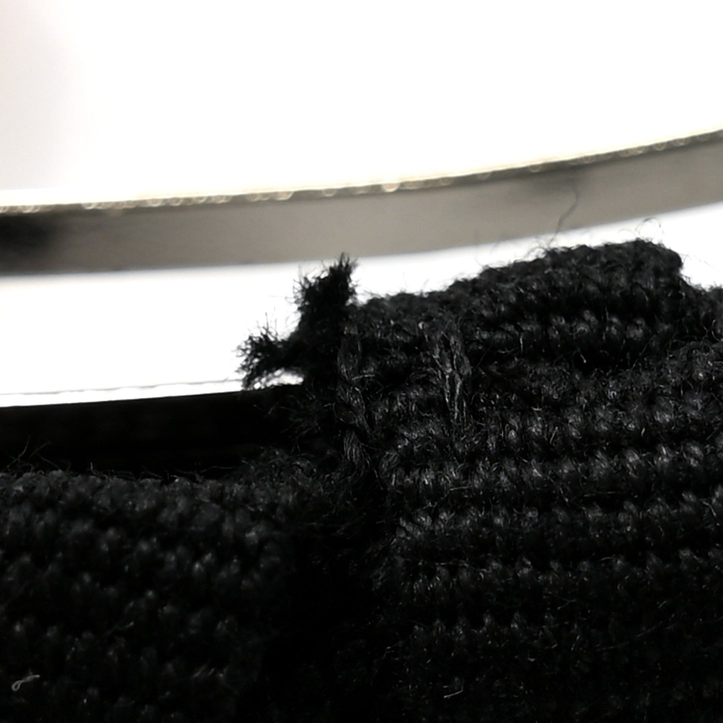 Grosgrain Bow CC Hair Clip Black