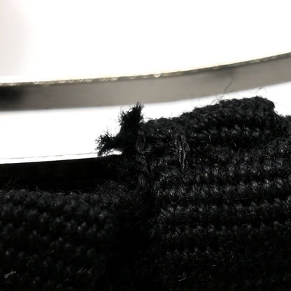 Chanel Grosgrain Bow CC Hair Clip Black 3 of 3