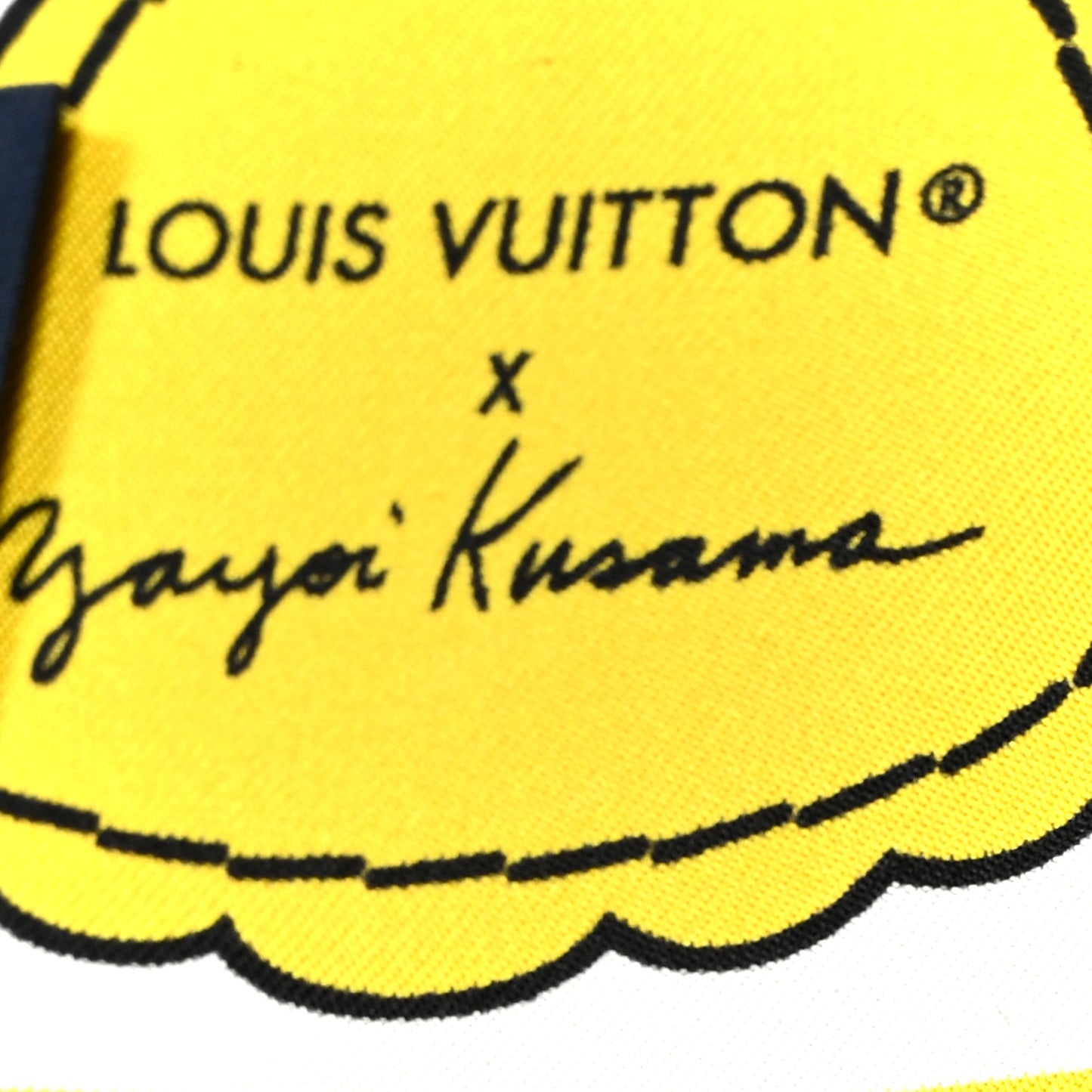 LV x YK Infinity Dots Bandeau Black Yellow White