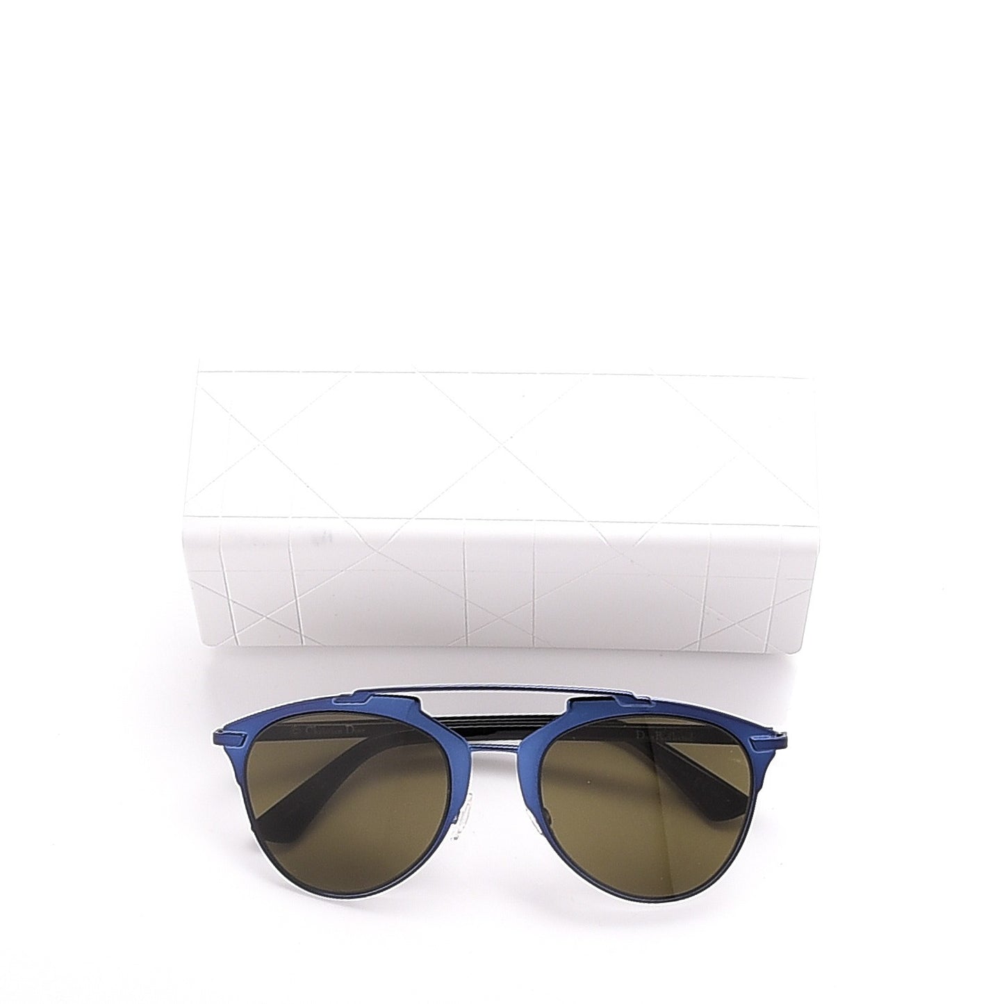 Reflected Sunglasses Blue Black