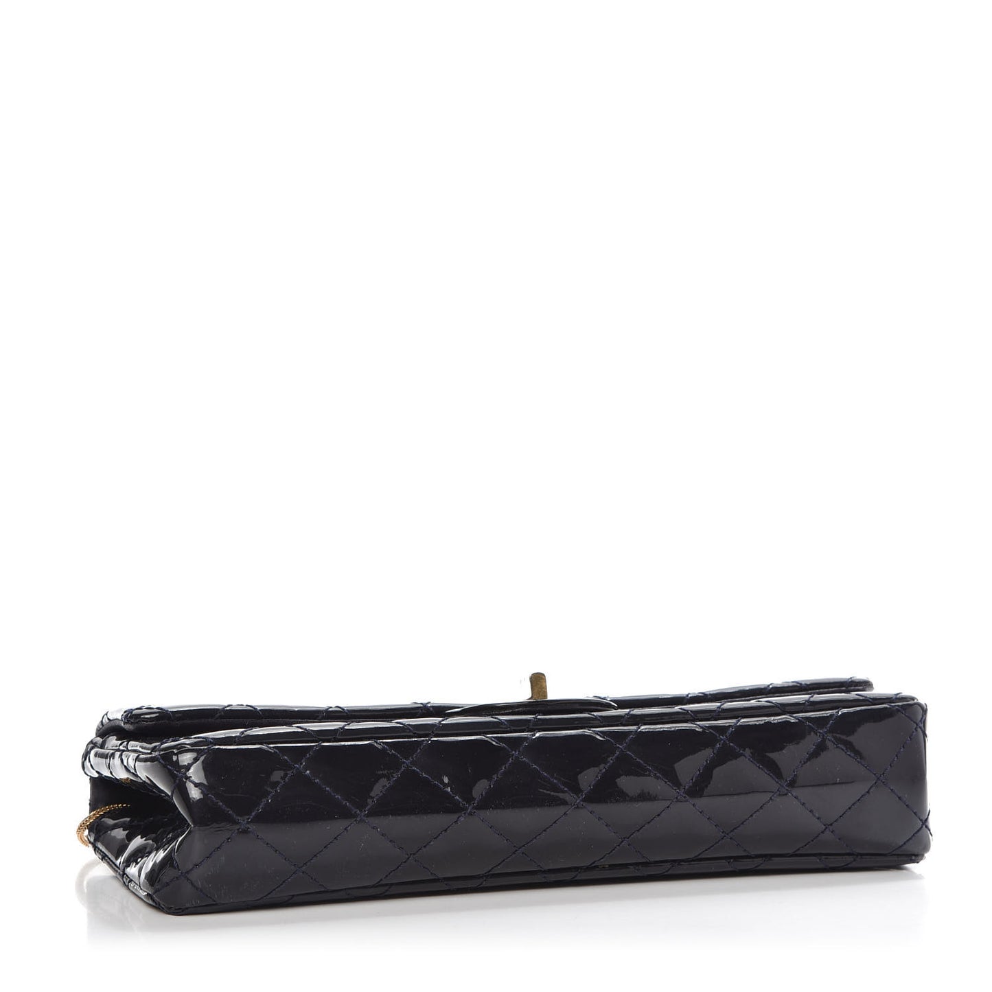 Patent Quilted 2.55 Reissue East West Clutch Navy Blue