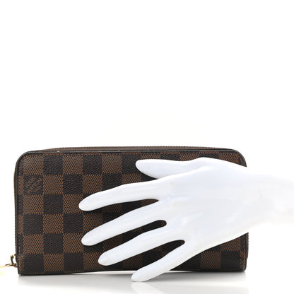 Louis Vuitton Damier Ebene Zippy Wallet 2 of 8