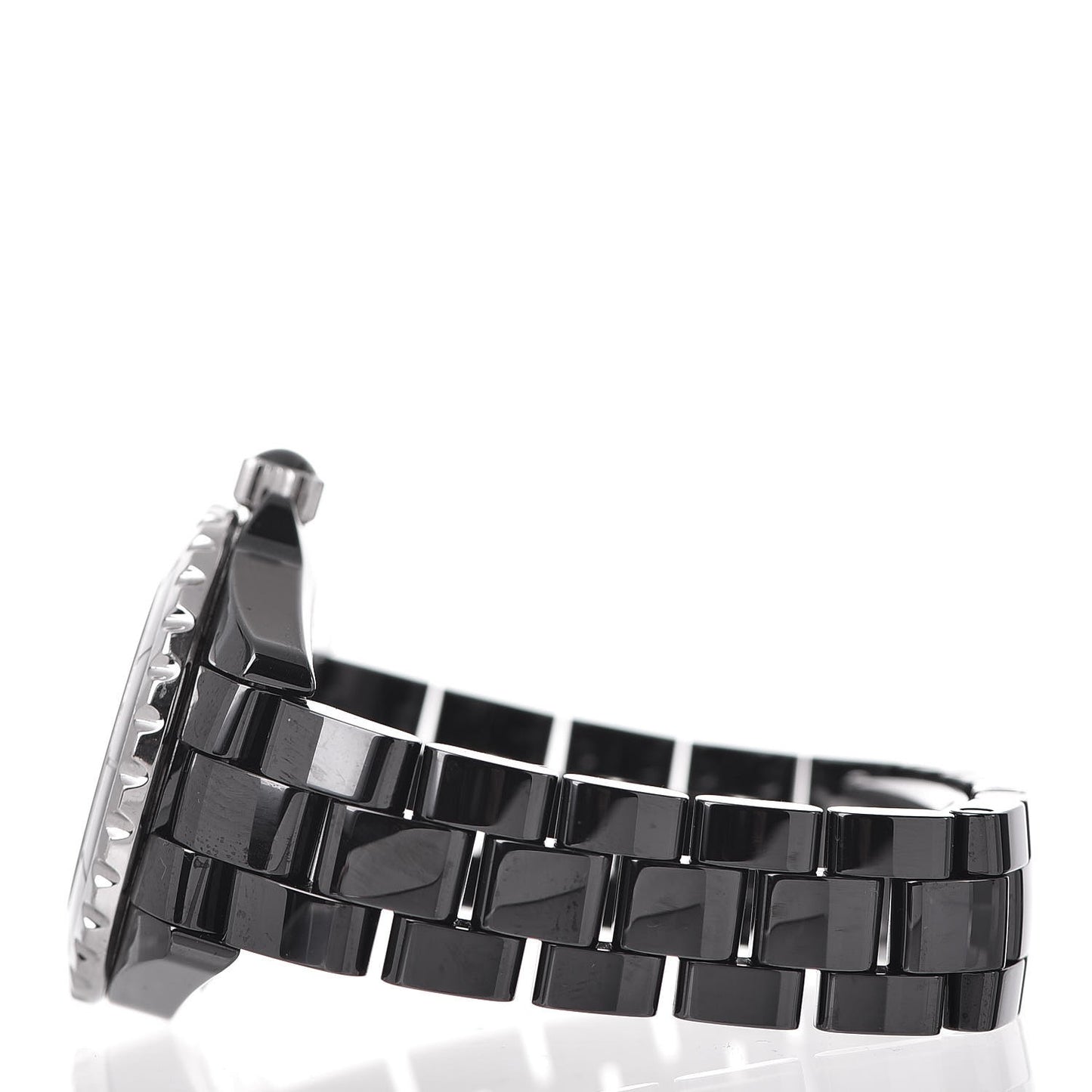 Stainless Steel Ceramic 33mm J12 Quartz Watch Intense Black