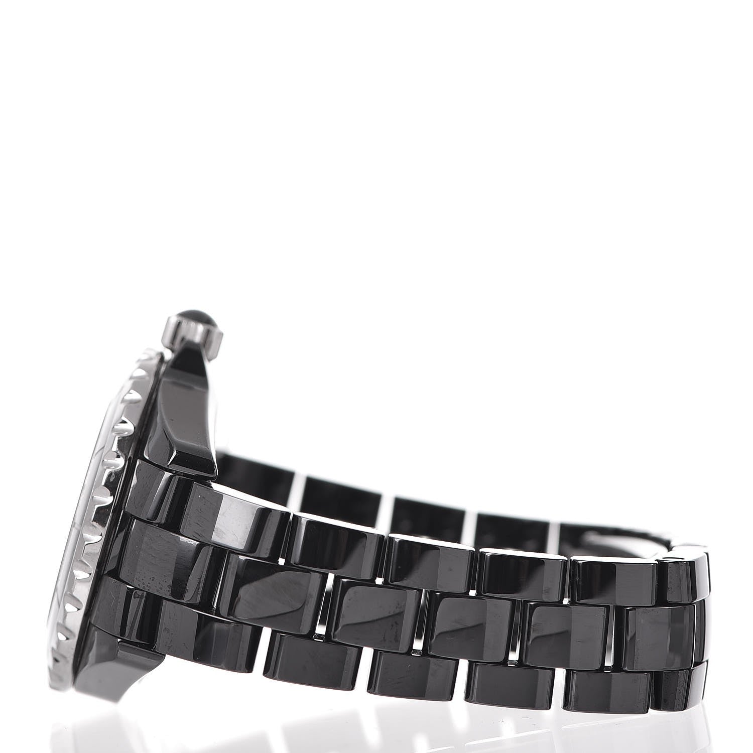 Chanel Stainless Steel Ceramic 33mm J12 Quartz Watch Intense Black 5 of 8
