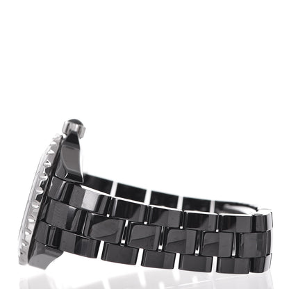 Chanel Stainless Steel Ceramic 33mm J12 Quartz Watch Intense Black 5 of 8