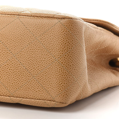Chanel Caviar Quilted Jumbo Single Flap Beige 9 of 9