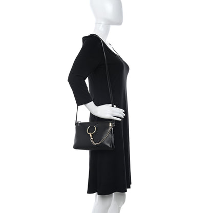 Chloe Supple Lambskin Small Faye Soft Zippered Shoulder Bag Black 2 of 10