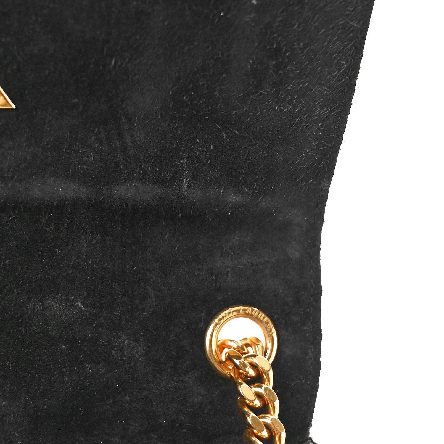 Saint Laurent Patent Matelasse Monogram Large Vicky Chain Bag Black 11 of 11