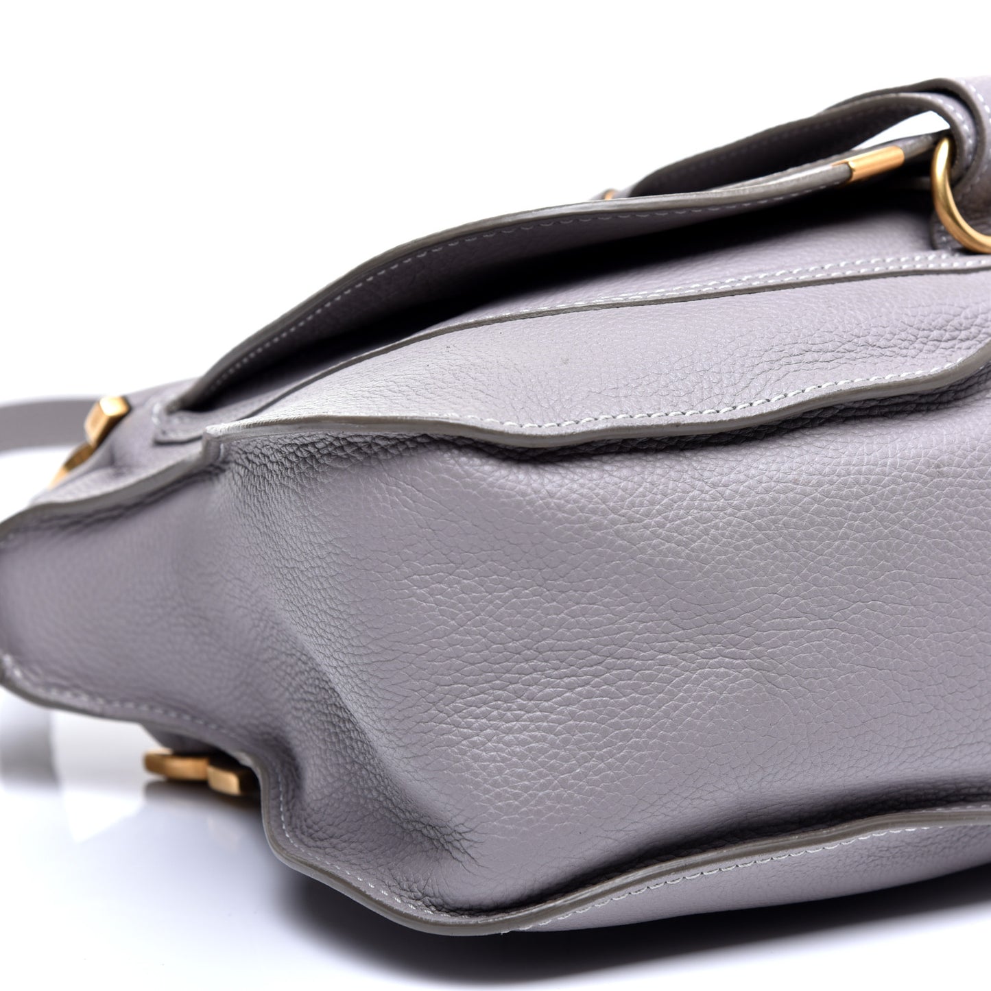 Calfskin Medium Marcie Satchel Cashmere Grey
