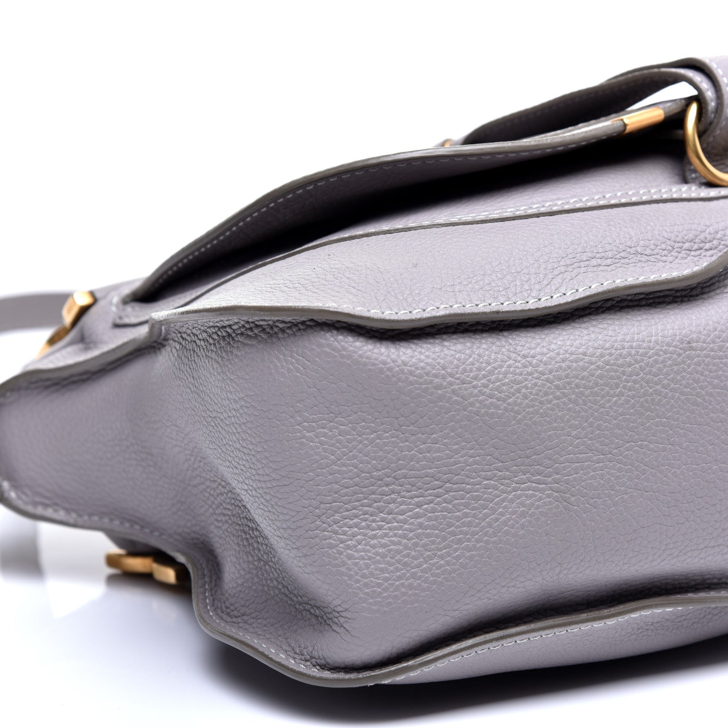 Chloe Calfskin Medium Marcie Satchel Cashmere Grey 6 of 11