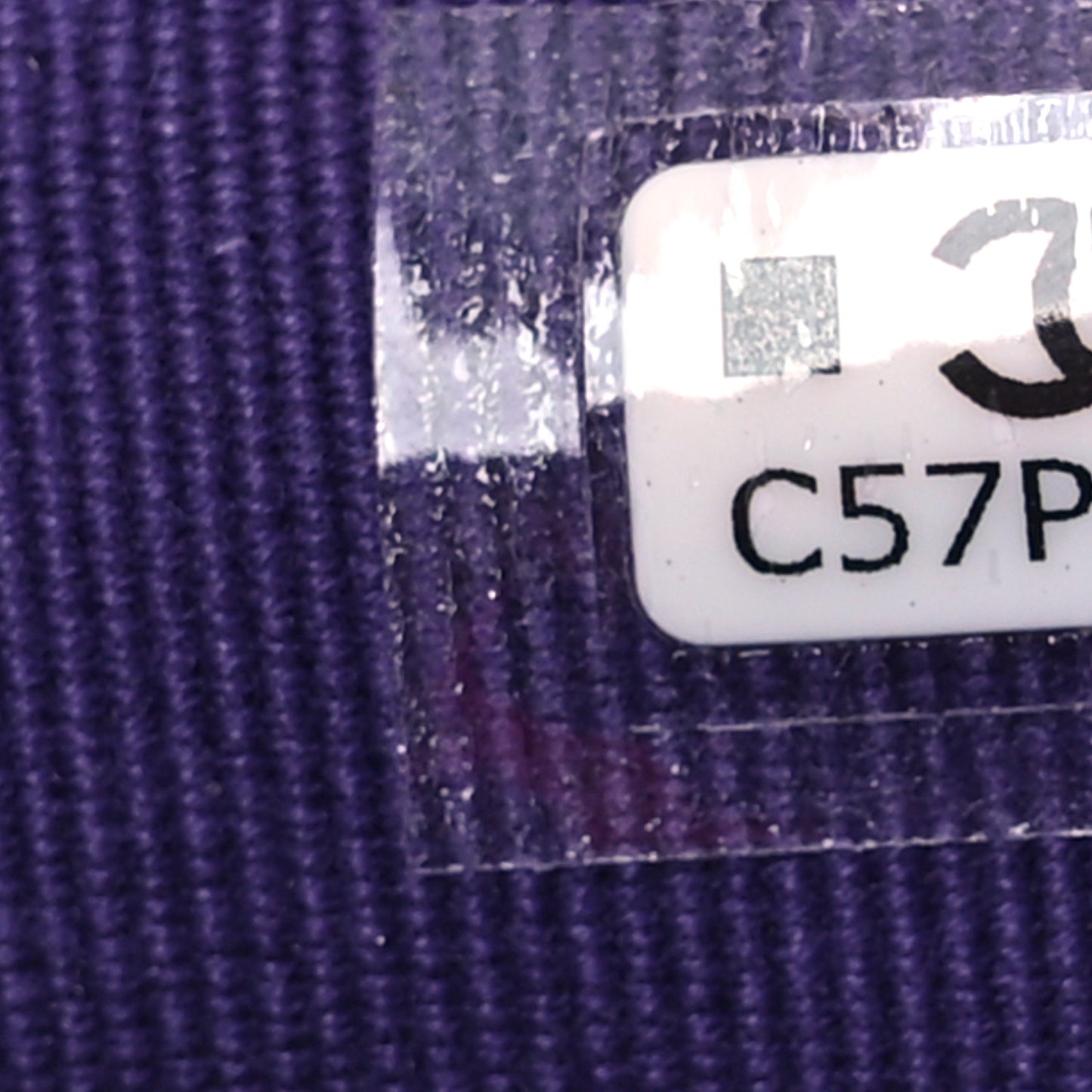 Lambskin Quilted Sunset Boulevard Pouch Case Pink Purple