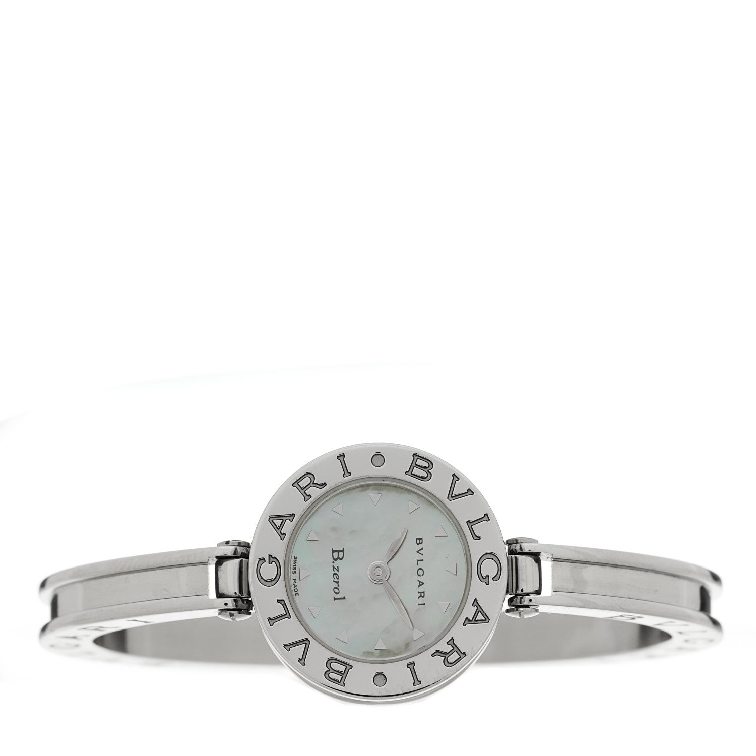 Bulgari Stainless Steel Mother of Pearl 22mm B.zero1 Quartz Watch