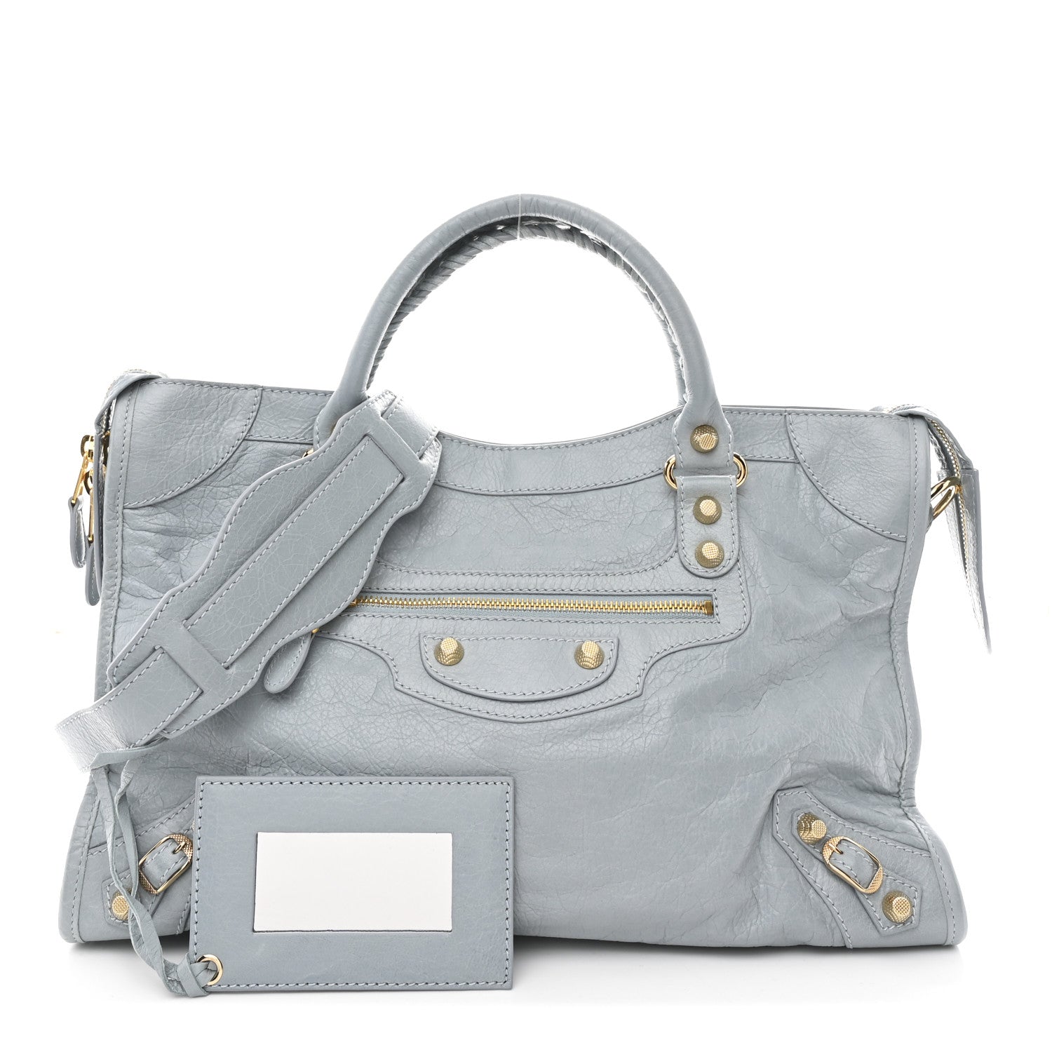 Balenciaga Agneau Giant 12 Gold Hardware City Bleu Opaline 3 of 11