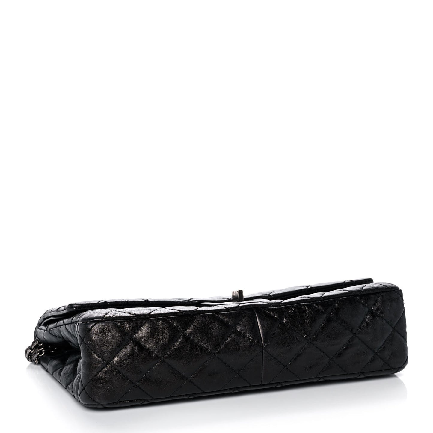 Aged Calfskin Quilted 2.55 Reissue 226 Flap Black