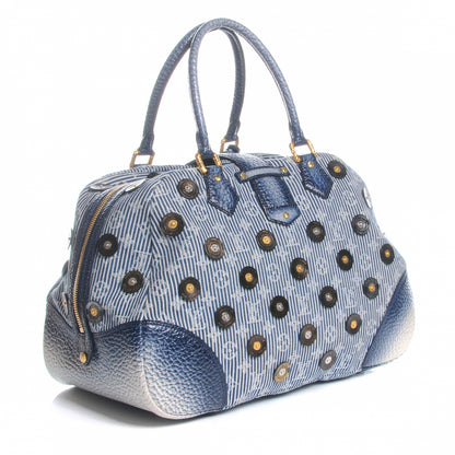Louis Vuitton Denim Polka Dot Trunks and Bags Bowly 3 of 8