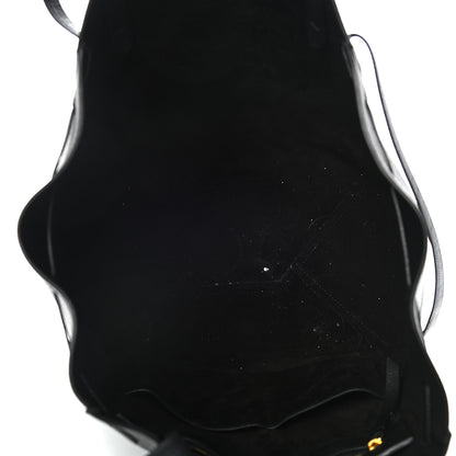 Celine Soft Grained Calfskin Small Belt Cabas Phantom Black 5 of 11