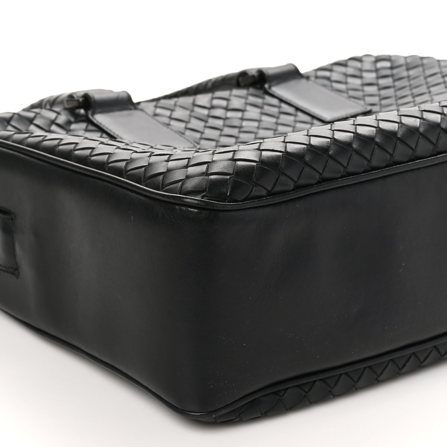 Bottega Veneta Nappa Intrecciato Briefcase Tote Black 9 of 11