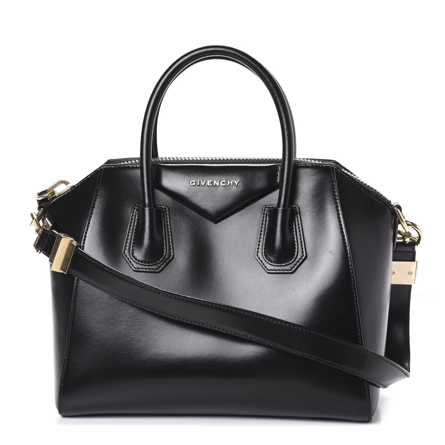 Givenchy Shiny Lord Calfskin Small Antigona Black 1 of 10