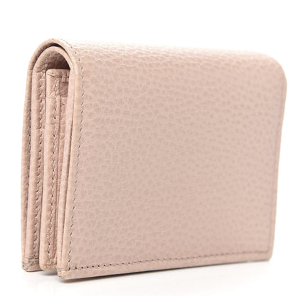 Gucci Dollar Calfskin GG Marmont Card Case Perfect Pink 3 of 8