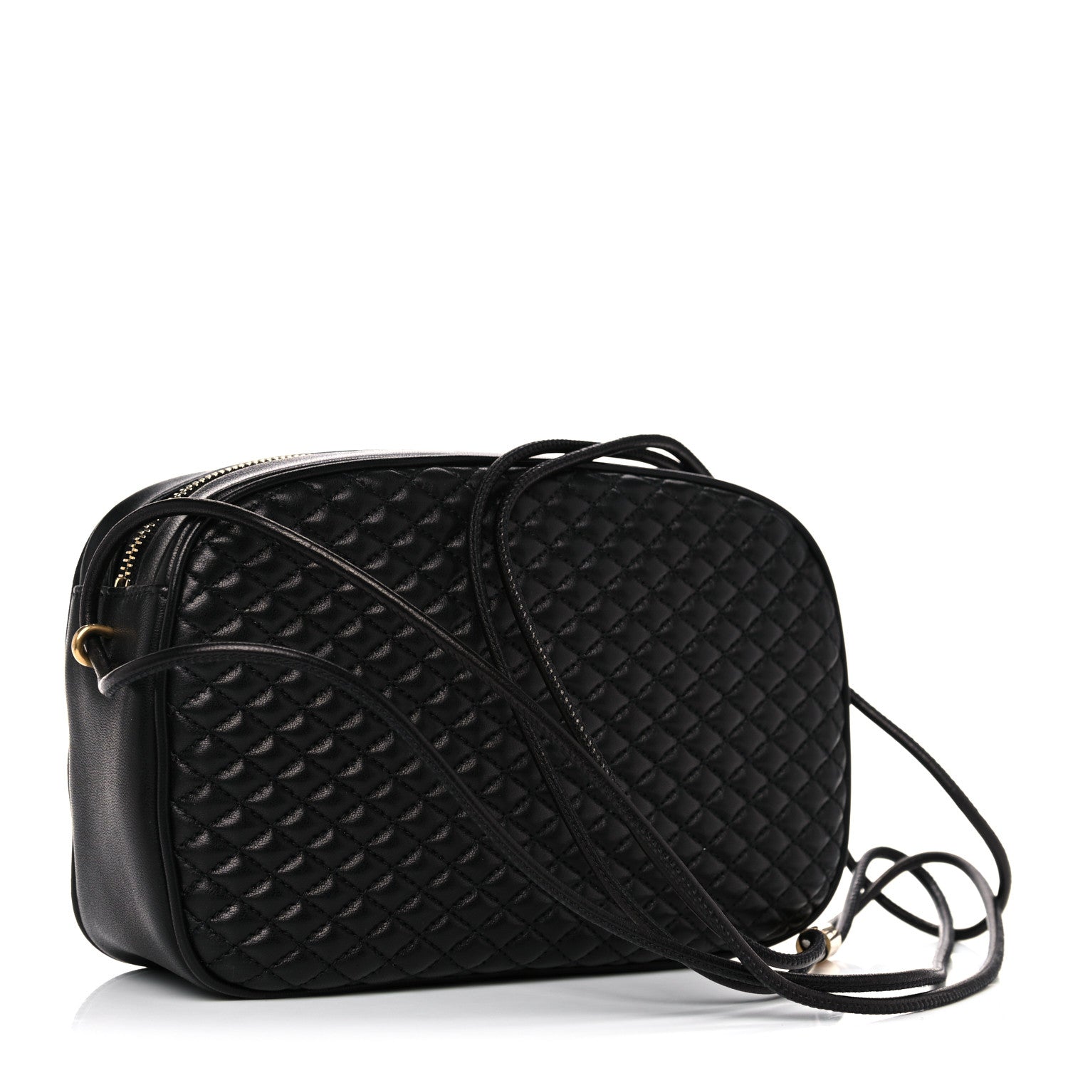 Saint Laurent Lambskin Quilted Victoire Camera Bag Black 3 of 11