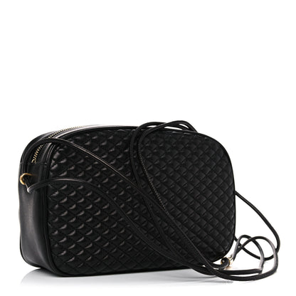 Saint Laurent Lambskin Quilted Victoire Camera Bag Black 3 of 11