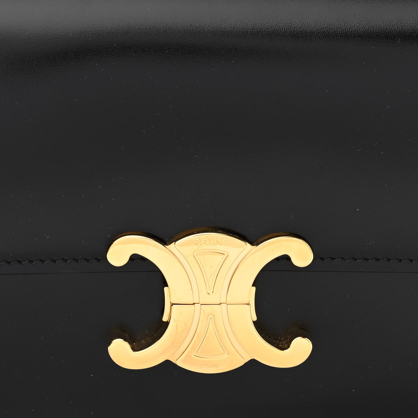 Shiny Calfskin Teen Triomphe Black