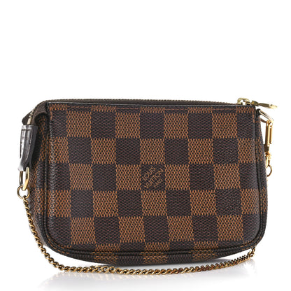 Louis Vuitton Damier Ebene Mini Pochette Accessories 3 of 9