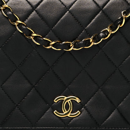 Chanel Lambskin Quilted Small Single Flap Black 7 of 9