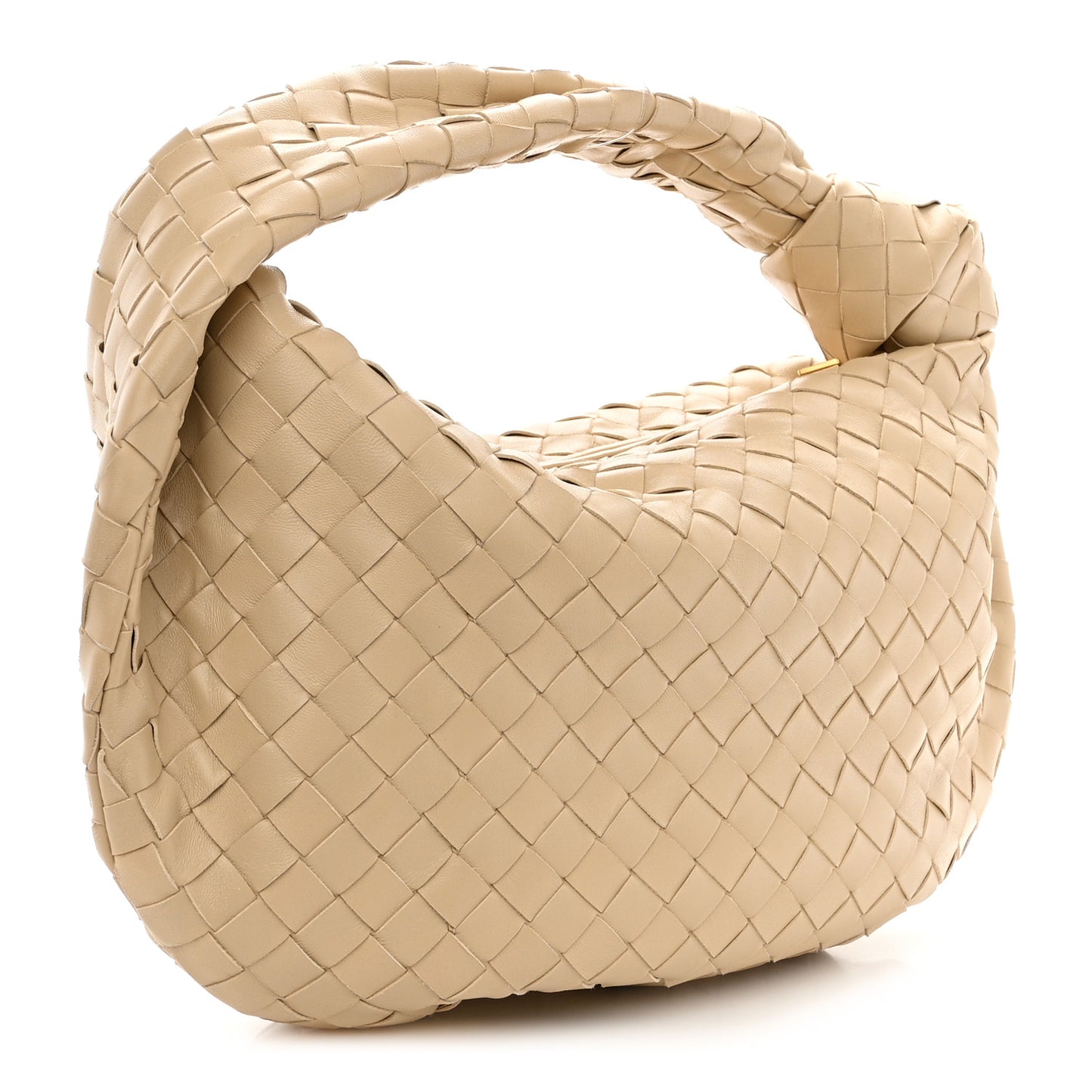 Nappa Intrecciato Teen Jodie Hobo Porridge