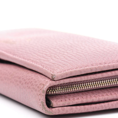 Gucci Dollar Calfskin Continental Wallet Soft Pink 5 of 5