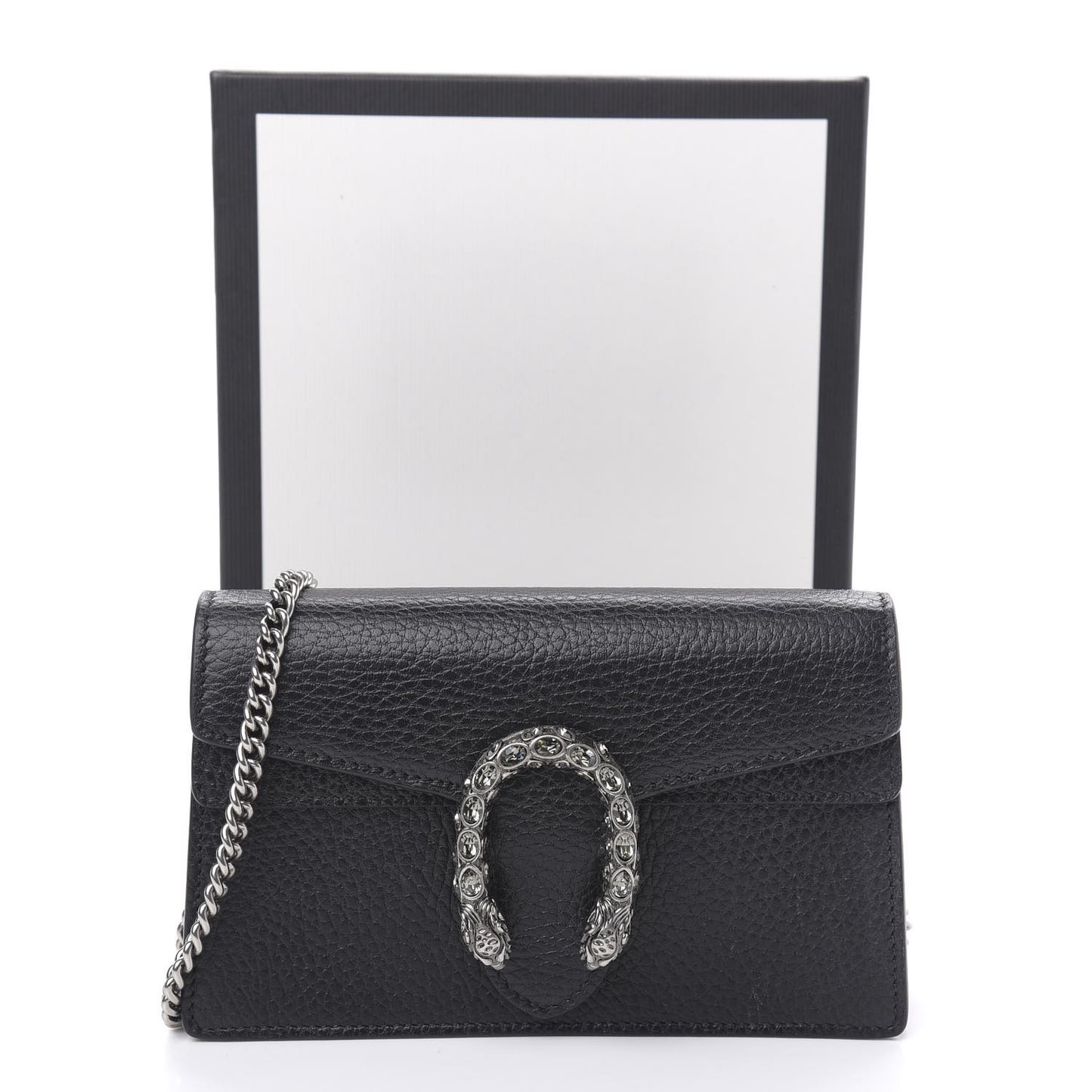 Calfskin Super Mini Dionysus Shoulder Bag Black