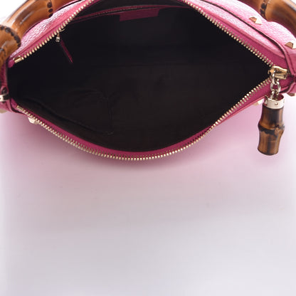 Gucci Calfskin Bamboo Anita Top Handle Bag Pink 5 of 11