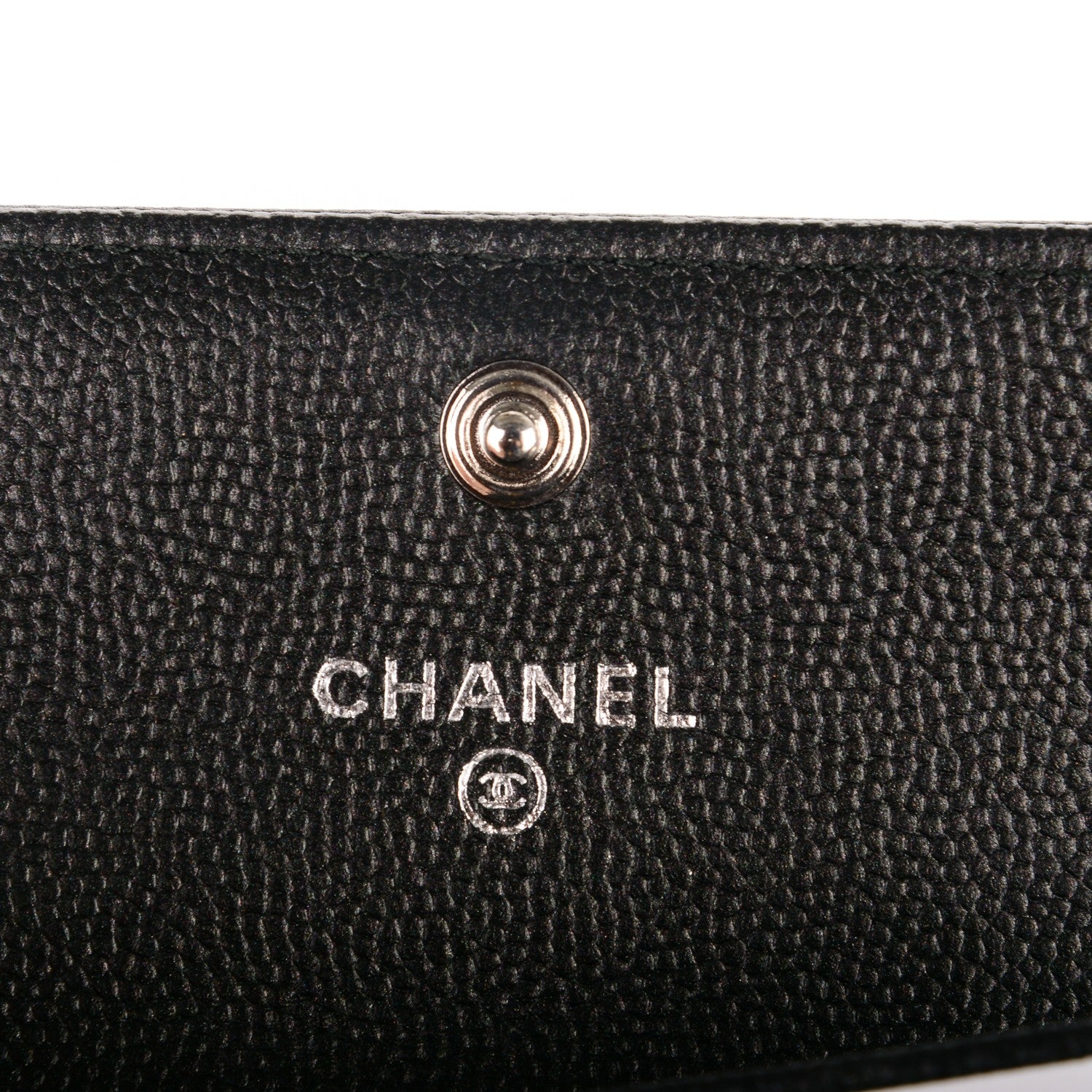 Chanel Caviar Quilted Boy Flap Card Holder So Black 6 of 8