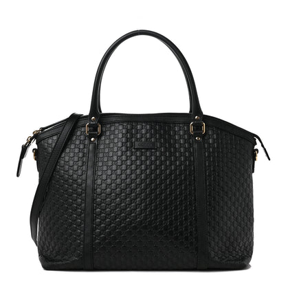 Gucci Soft Microguccissima Dome Satchel Black 1 of 11