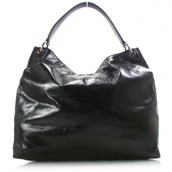 Prada Vitello Shine Hobo Black 1 of 11