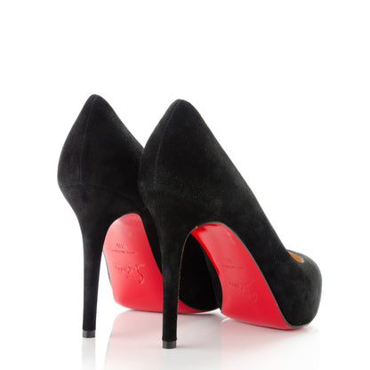 Christian Louboutin Suede New Declic 120 Pumps 36 Black 4 of 8