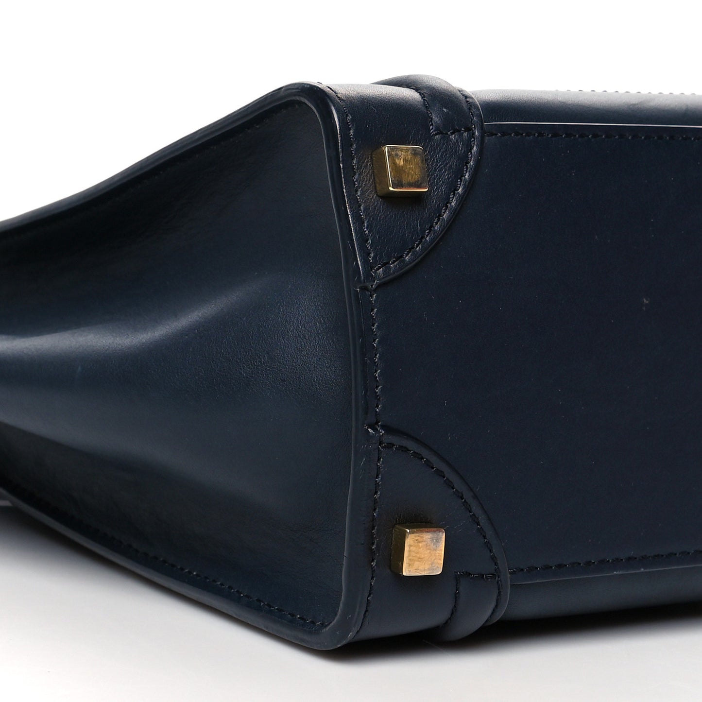 Smooth Calfskin Micro Luggage Navy