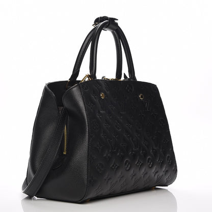 Louis Vuitton Empreinte Montaigne MM Black 4 of 8