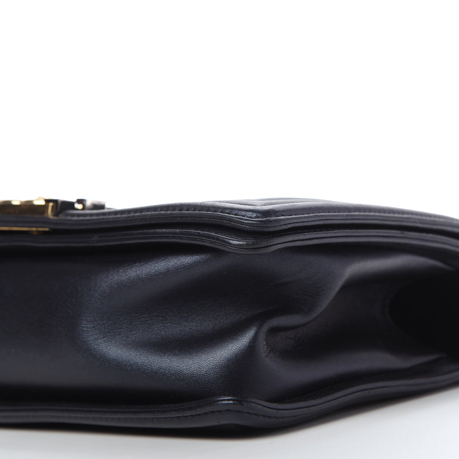 Chanel Lambskin Embossed Medium Boy Cube Flap Navy 7 of 10