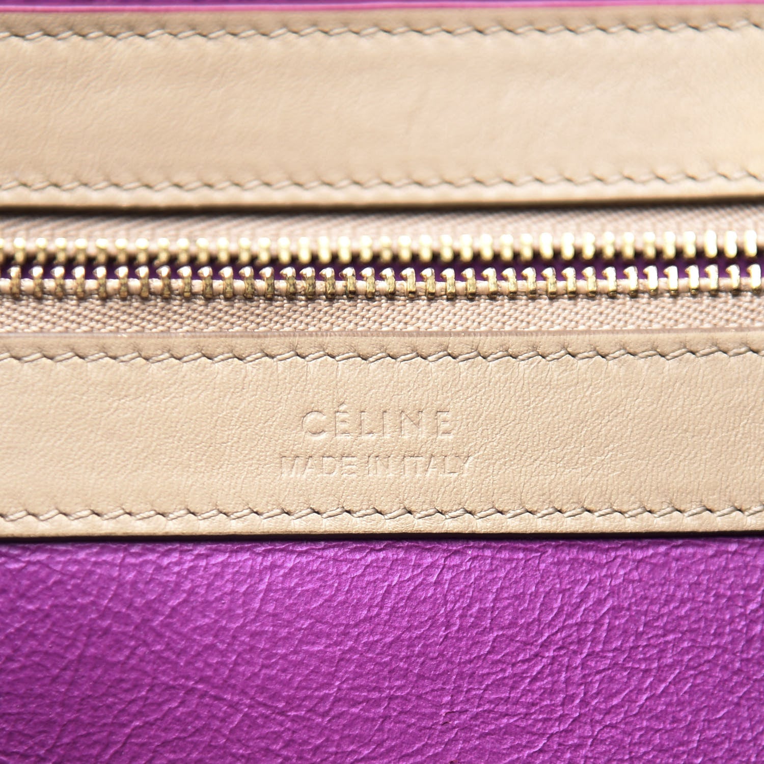 Celine Smooth Calfskin Small Tassel Cabas Phantom Dune Magenta 6 of 12