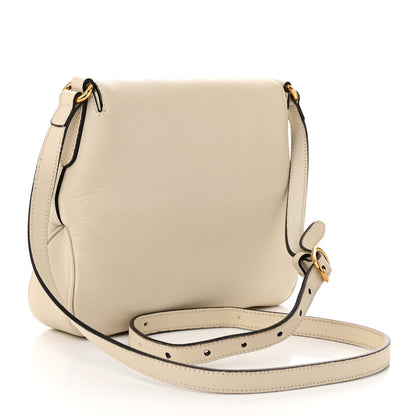 Gucci New Sakai Calfskin Lux Small Dahlia Messenger Shoulder Bag Mystic White 3 of 11