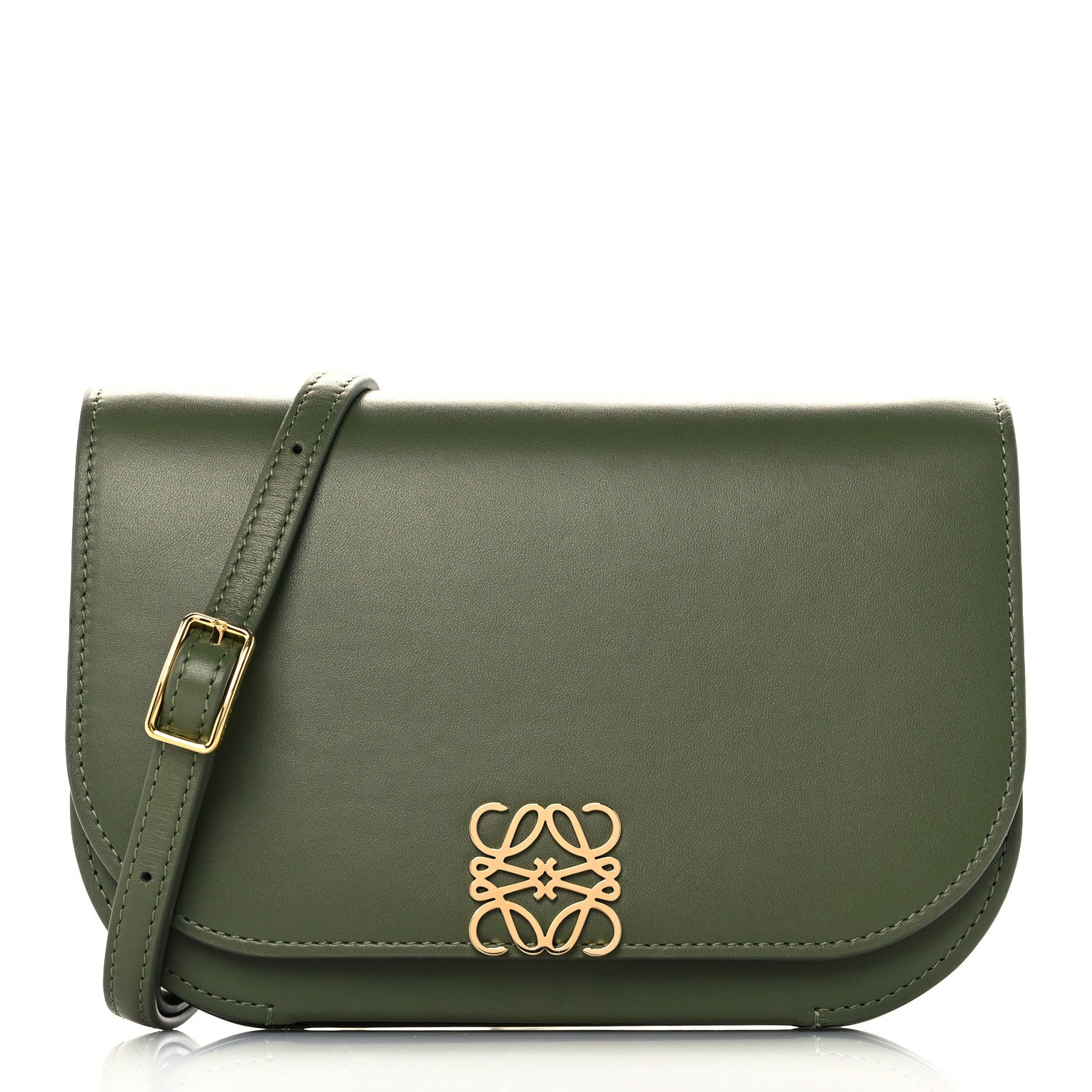 Loewe Silk Calfskin Goya Bag Avocado 1 of 9
