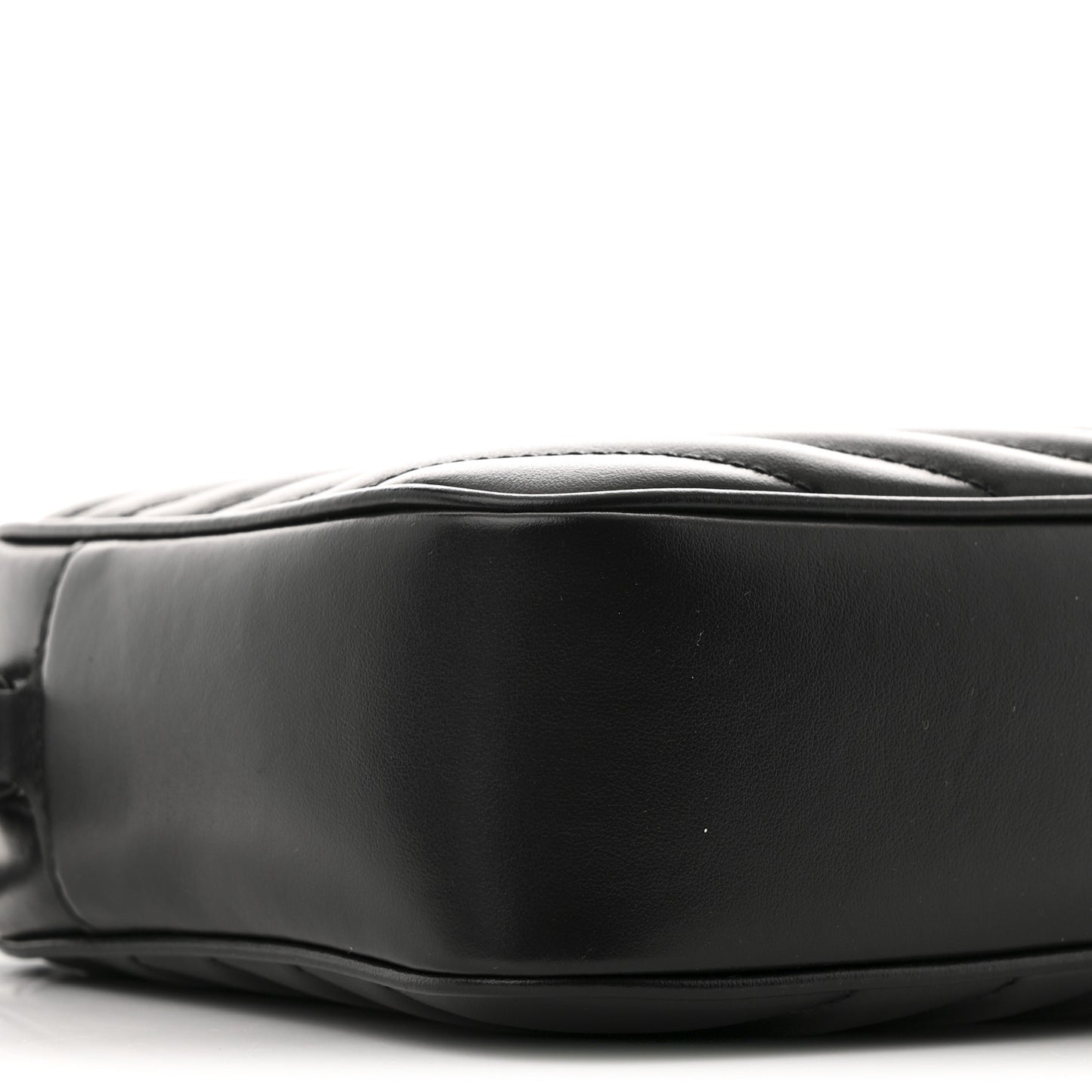 Calfskin Matelasse Monogram Monochrome Lou Camera Bag Black
